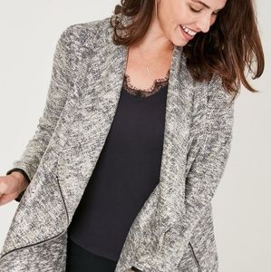 Stella & Dot Metallic Moto Jacket